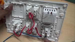 Electrical switch board wiring diagram ! Modular Electric Board Connection Electric Board Electricity Modular