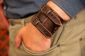leather bracelet leather cuff armband