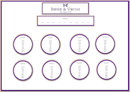 Wedding Table Plan Layout Template Wedding Planner Template
