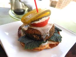 vegan turmeric tamari black bean burger