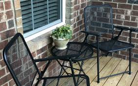 metal mesh folding patio chair