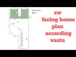 South West Facing 80 X60 House Plan