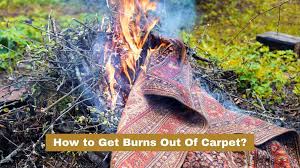 how to get burns out of carpet 8 easy