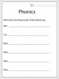 The activities can be used in kindergarten or 1st grade or for remedial work in other. Phonics Worksheets