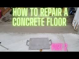 how to repair a concrete floor part 2