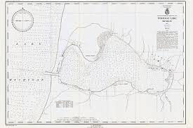 1944 Nautical Map Of Portage Lake Manistee County Michigan