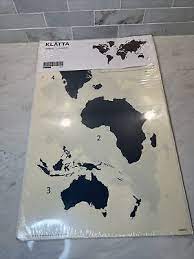 Ikea KlÄtta Klatta World Map Layout