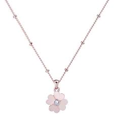 Novica, the impact marketplace, presents one of the most complete collections of floral necklaces online, at incredible prices, each piece quality artisan crafted. Ted Baker Hamlyi Rose Gold Heart Flower Pendant Necklace