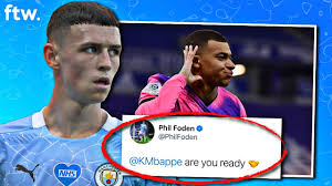 View the player profile of phil foden (manchester city) on flashscore.com. Phil Foden Calls Out Mbappe On Twitter Ftw Youtube