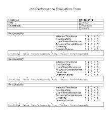 Simple Performance Appraisal Template Employee Review