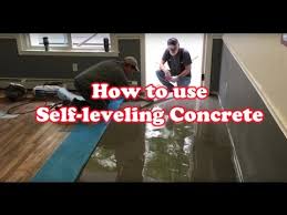 self leveling concrete
