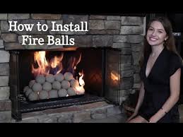 How To Install Ceramic Fire Balls In A
