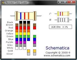 Resistor Color Code Printable Chart Software