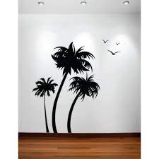 palm trees vinyl wall art konga