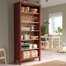 Hemnes Bookcase Red Stained Light