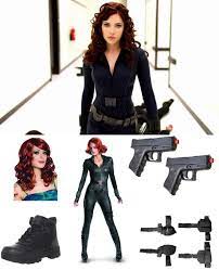 black widow costume carbon costume