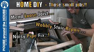 loose floor joist wobbly stairs
