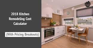the top kitchen remodel cost calculator