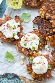 Corn Fritters Mexican gambar png