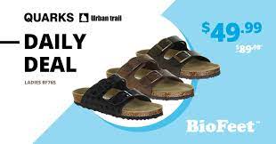 Quarks Shoes - Select Biofeet sandals are up to 45% off!... | Facebook
