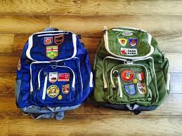 diy retro travel patch backpacks for