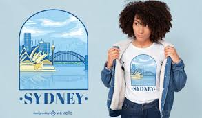 sydney australia t shirt design vector