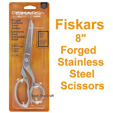 fiskars forged steel scissors bent