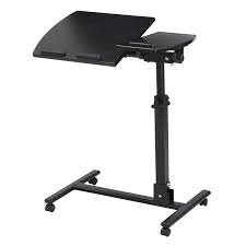 Amzn.to/2uuoidm i'm trying out a steering wheel the high rise mobile adjustable standing desk gives you the ergonomic benefits of a sit to stand desk. Mobile Rolling Computer Desk Small Space Saver Desk Laptop Adjustable Table Home Desks Home Office Furniture Home Garden