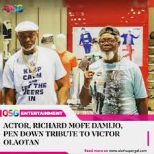 Olaotan who had been bedridden for five years after being involved in a ghastly accident which occurred at apple junction, in festac, lagos while he was driving to movie set, died at the age of 69. Y8gl Lppqsft8m