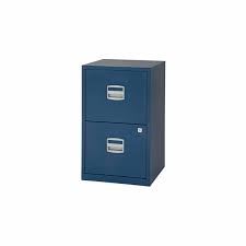bisley metal filing cabinet with 2