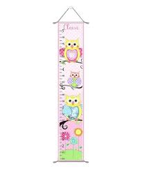 Farmhousefive Art For Kids Sunny Owl Personalized Growth Chart
