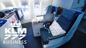 klm 777 business cl vancouver to