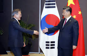 Arriving at the blue house, the sprawling executive office and residence of the south korean head of state, brings back memories. China S Xi Jinping Tells South Korean President Moon Jae In He May Visit North Korea Next Year South China Morning Post