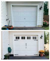 garage doors simple makeover with big