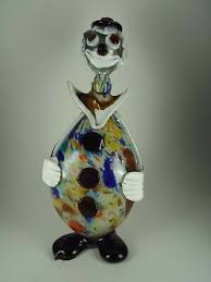 Vintage Murano Style Clown Decanter