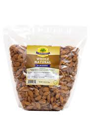 bulk almonds raw whole natural fresh