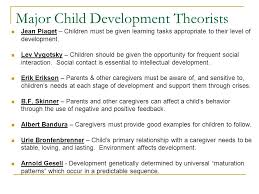 10 Prototypic Developmental Theories Chart