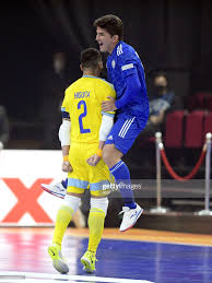 GRONINGEN - Kazakhstan futsal goalkeeper Higuita and Douglas Junior... News  Photo - Getty Images