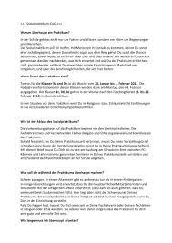 Sozialpraktikum-FAQ 2013