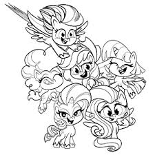Each printable highlights a word that starts. Pinkie Pie Coloring Page For Kids My Little Pony