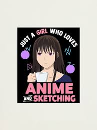 Hiyori Iki sketching anime hentai art gift for fans , lovers