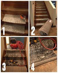 how to install a stair carpet runner