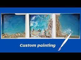 Diy 3d Beach Canvas Wall Decor Idea
