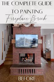 Painting Fireplace Brick