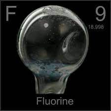 element fluorine in the periodic table