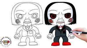 to draw jigsaw saw billy the puppet