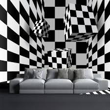 cubic white and black design 3d custom