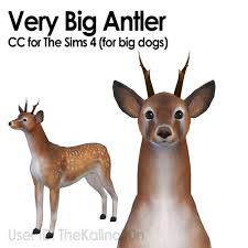 mod the sims small antlers