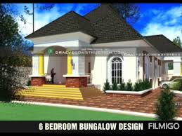 Modern 6 Bedroom Bungalow Design For