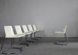Alessia Chairs In Metal And White By